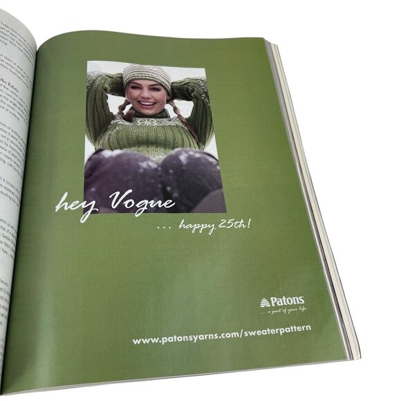 Vogue Knitting Fall 2007 Special Collectors Issue Cottage Core Crafter 25th Anni - Picture 9 of 16
